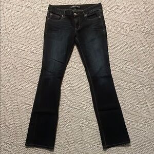 Express Dark Wash Bootcut Jeans